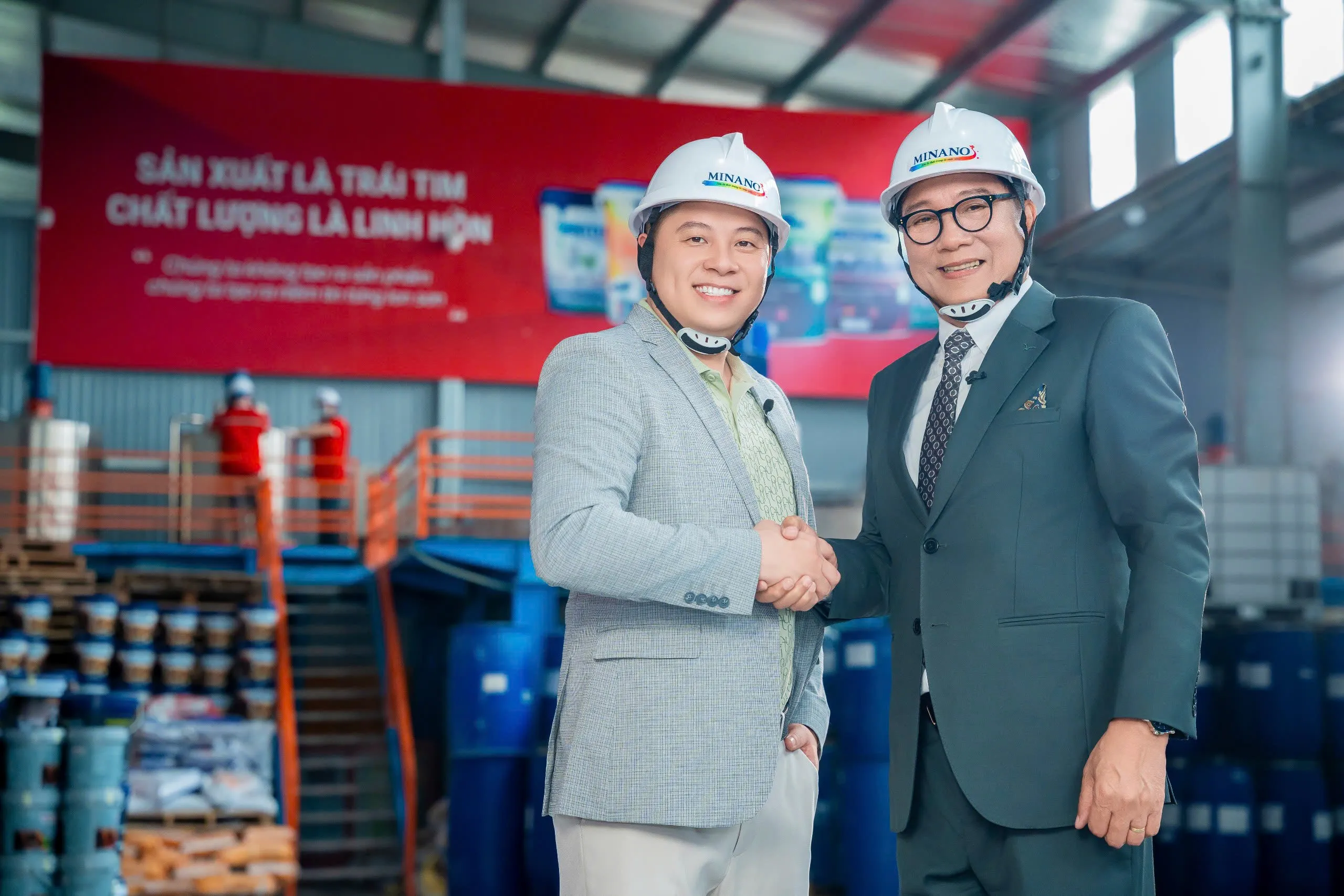 Nhà máy, dây chuyền, kho hàng và điểm bán Minano Group