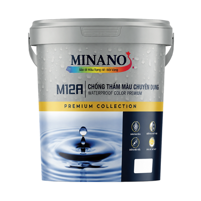 WATERPROOF COLOR PREMIUM – Sơn Chống Thấm Màu Chuyên Dụng M12A