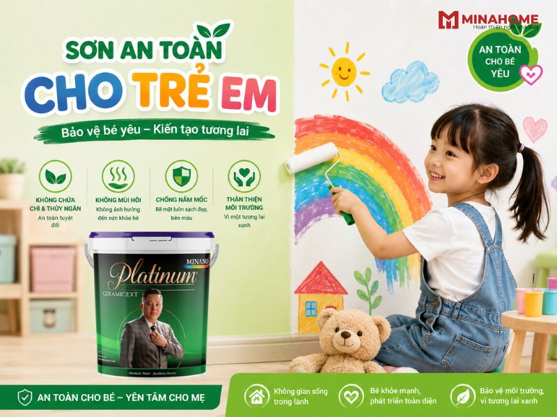 sơn an toàn cho trẻ em