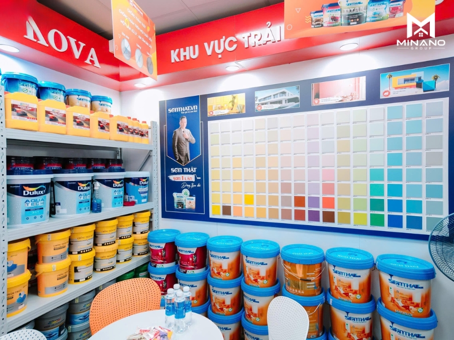 Các loại sơn phủ phổ biến tại Minano Group