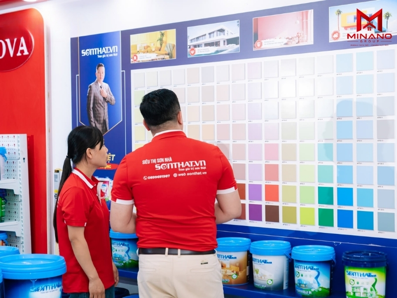 Chọn màu sơn theo từng không gian