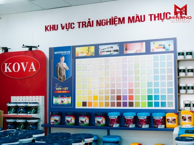 Từ 1.026 màu Minano đến không gian phù hợp với bạn