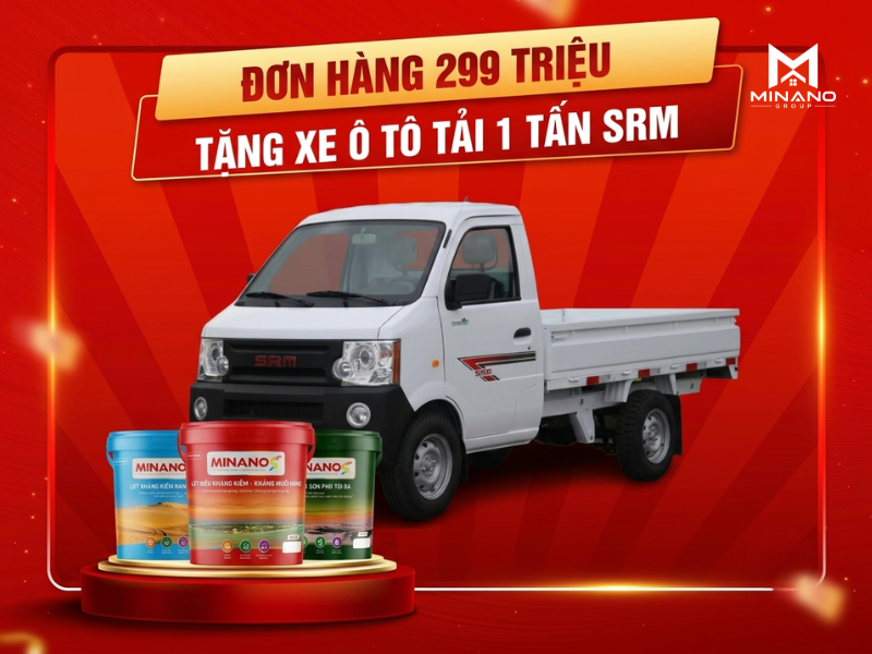 Gói nhà phân phối sơn Minano Group từ 299 triệu đồng