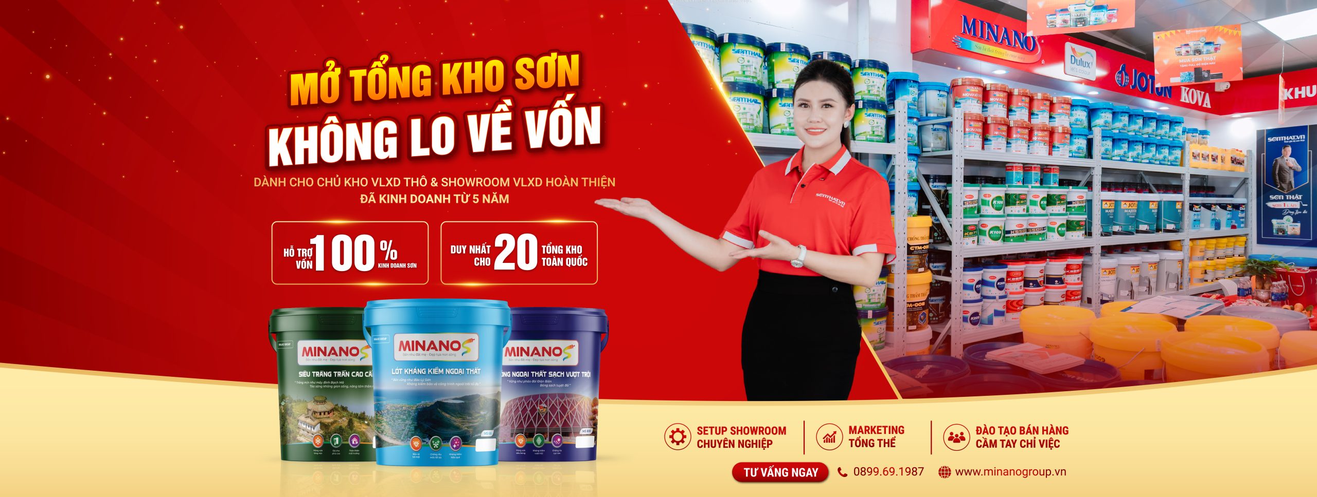 Siêu thị Sơn và Điện Máy Minano Group